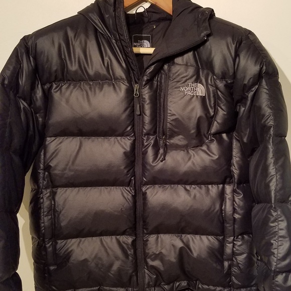 mens north face hooded puffer jacket